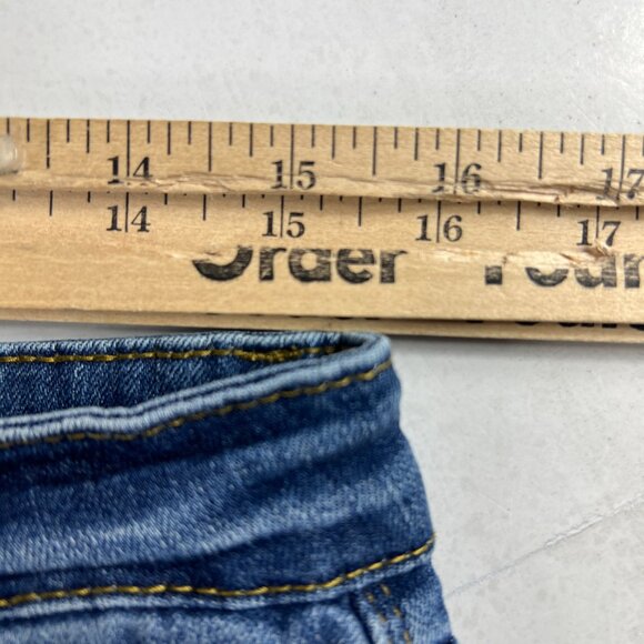 Judy Blue Jeans Women's 31x26* Relaxed Mid Rise Crop Blue Stretch Denim Tag 31 - Picture 16 of 16